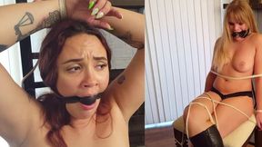 Tied and Gagged - Madison and Rolli