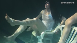 Mihalkova and Siskina and other babes underwater naked