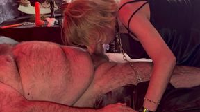 Part 6- Lanista Bear Introduces Our New Maid Jayne and Test Her Sucking Skills Including Cum Shot!