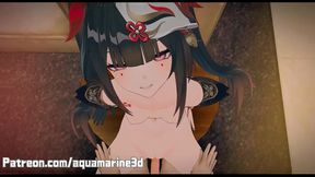 Sparkle Anime Chick Gets Wild in Uncensored Honkai Star Rail Hentai Scene