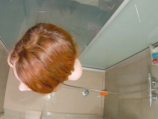 I Love Moist & Sloppy Hard Doggy Bang in Shower - Curvy Ginger Redhead Teen