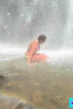 Sfw Road Trip to Hana for Suzy Wylde in Waimoku Falls, Maui