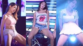 Dancing Girls teasing with Fit Bodies in Mixed K-Pop PMV Compilation