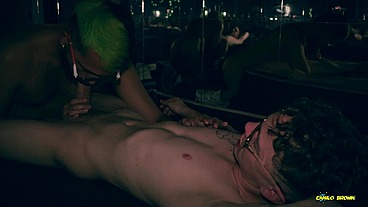 Hot Daddy Camilo Brown Giving an Amazing Cum Swap Blowjob To Big Cock Beautiful Twink Nicolas Mucci
