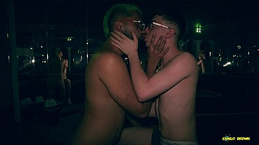 Hot Daddy Camilo Brown Giving an Amazing Cum Swap Blowjob To Big Cock Beautiful Twink Nicolas Mucci