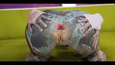 Dread Girl ANAL ONLY Double Penetration Threesome &ndash_ Prolapsing Ass Rose, Gaping Ruins