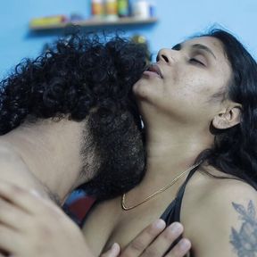 Blindfolded sex by Vaishnavy and Sharun Raj, Mallu couple hot blindfolded sex, Mallu couple hot romance in bikkini and sex