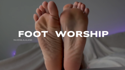 foot worship: stroke. kiss. worship.
