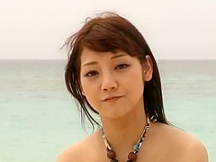 Horny Japanese model Rei Mizuna in Exotic teens 18+, Beach JAV clip