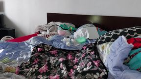 Hot Wife Fingers Pussy Until Orgasm. Female Masturbation with Moans.