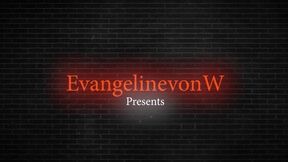 Evangelines Bare Feet Ignore in Blue Jean