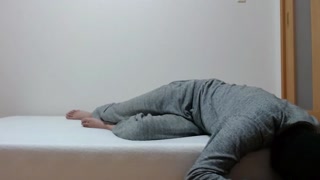A mysterious masked man appears 17 times in dry orgasm at Aneros!