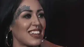Buxom Gothic Tramp Gets Nailed