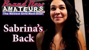 black hair sabrina grinds hairy pussy to win petite audition control!