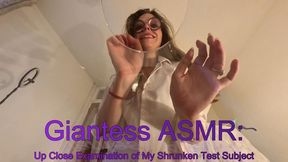 Giantess ASMR: Examination of My Shrunken Test Subject - POV