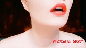 ”playing with the tongue & red lips”