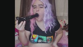 BBW Horse Dildo Whore