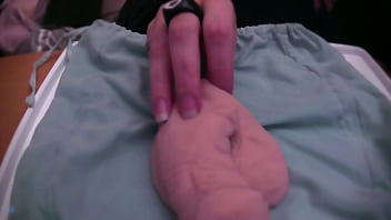 playing with a very soft and limp fake cock [no audio]
