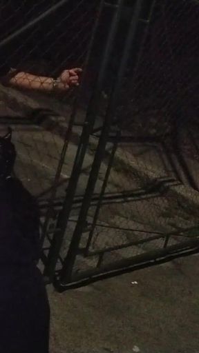 Suck Pig Sucking Fat Cock Outdoor