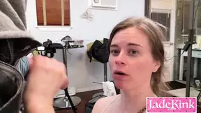 Creepy groom convinces sinful bride for deepthroat