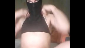 Veiled strip '_n tease