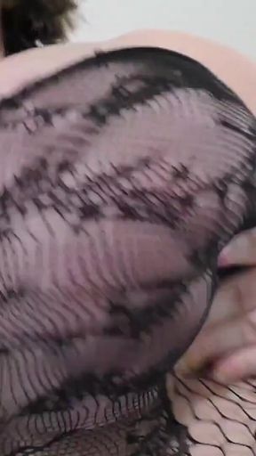 BBW Georgina Gee in Bodystocking Plays W