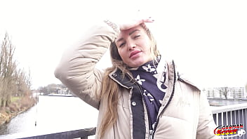 Julia Maze cheats on her scout duties with a big cock