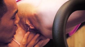 cindy behr fucks an asian high roller on a treadmill for some kinky fun