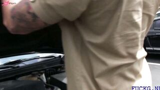 Vigorous blonde Amanda Tate gets a doggy fuck