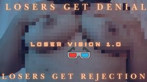 LOSER VISION 1.0 - Hardcore Humiliation with Humiliatrix Countess Wednesday - Denial, Sexual Rejection, Pixel Porn, JOI MP4 1080p