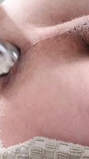 Hot cumming Prostate pound prolapse with n joy eleven tease gaped anal rosebud sissy boy training part 4   Clip 1