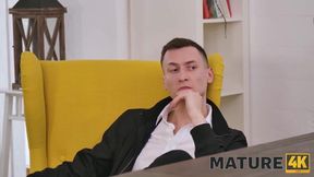 Mature4K live Josto not hostel blonde over 50 stockings big natural tits shaved pussy euro fuck by mistake