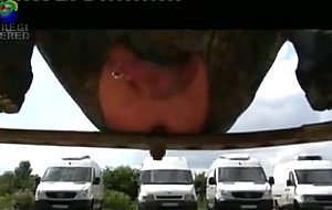 Trailer hitch fucking the latest craze