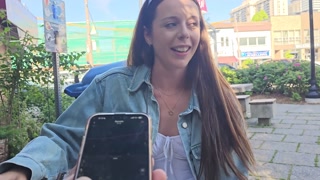 Finding A Stranger To Control My Lush Leads To A Hard Fuck And Creampie!!