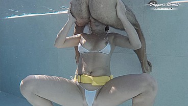 All Natural MILF Julia North Underwater Anal in the pool (1080)