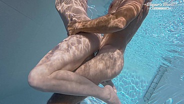 All Natural MILF Julia North Underwater Anal in the pool (1080)