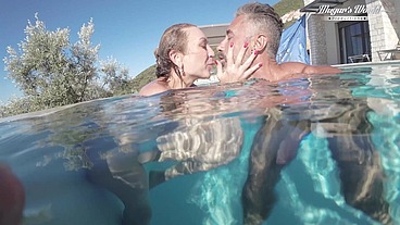 All Natural MILF Julia North Underwater Anal in the pool (1080)