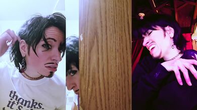 Drag King's secret blowjob morning ritual