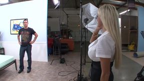 Stunning pornstar Nikita Von James enjoys getting roughly fucked by a big cock