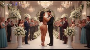 3D Bride Gets Naked on All Fours at Wedding Reception