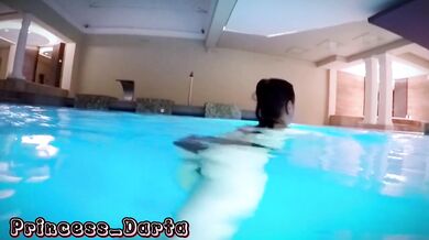Princess Darta Dangerous Public Pussy Flash Petite Teen Sauna Gush