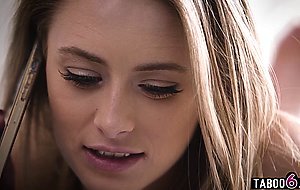 Tiny college teen Kyler Quinn fucked in the ass by her big cock teacher