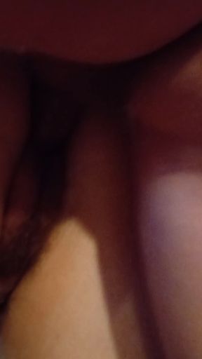 Fucking my chubby big butt wife&#039;s hairy pussy