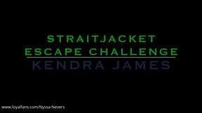 STRAITJACKET ESCAPE CHALLENGE - KENDRA JAMES