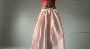 Wear ghaghra with saree