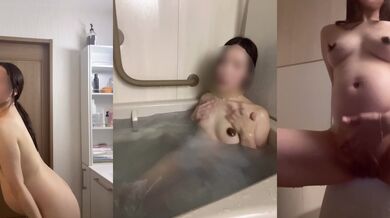 Hot Bath Squirts Until Creamy White Melts on Toy Vibes