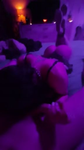 Hentai Maid sucks cock joyfully