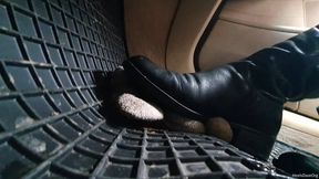 Candid Plushie Trample in Flat Leather Boots Pt2