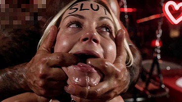Sex-Starved Blonde After 6 Months Without Sex Gets Roughly Destroyed by Huge Cock in Motel - Facefuck, Anal, Piss Drinking & Cum Swallow - AI Generated