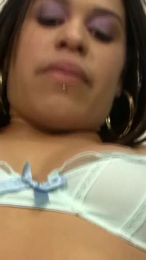 Captivating moment from &quot;Teen black girl masturbates with oil for the webcam&quot;